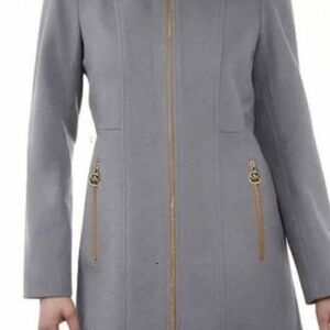 Michael kors grey wool peacoat size xs
